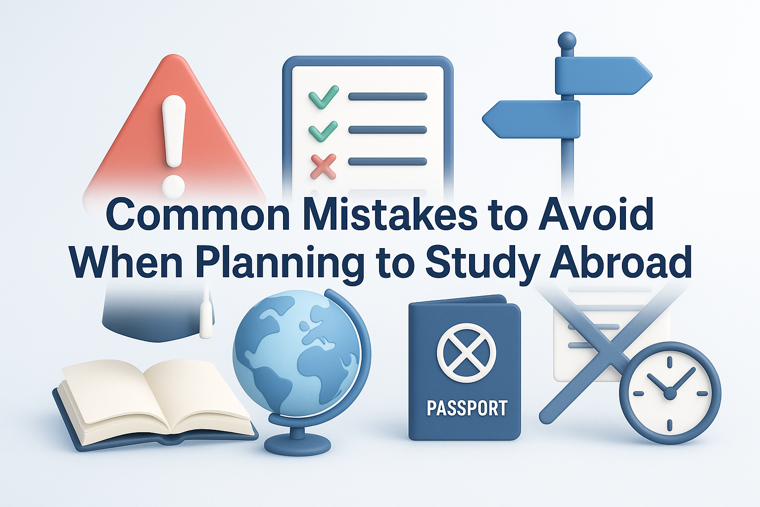 Top 10 Mistakes Students Make When Planning to Study Abroad (And How to Avoid Them)