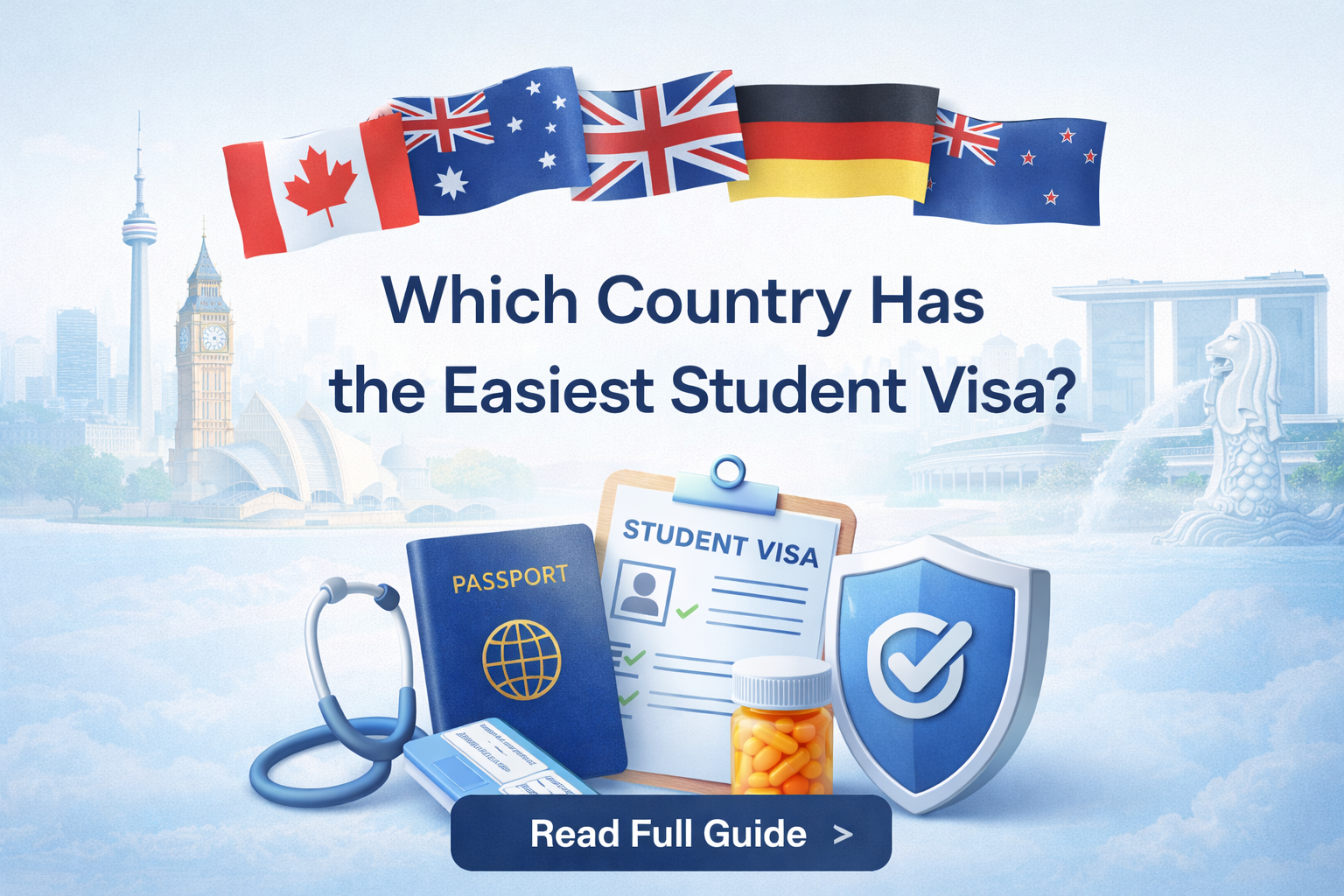 ✈️ Which Country Has the Easiest Student Visa?
